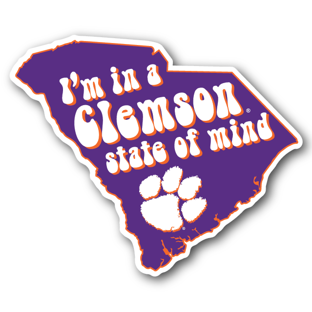 Clemson State of Mind Decal