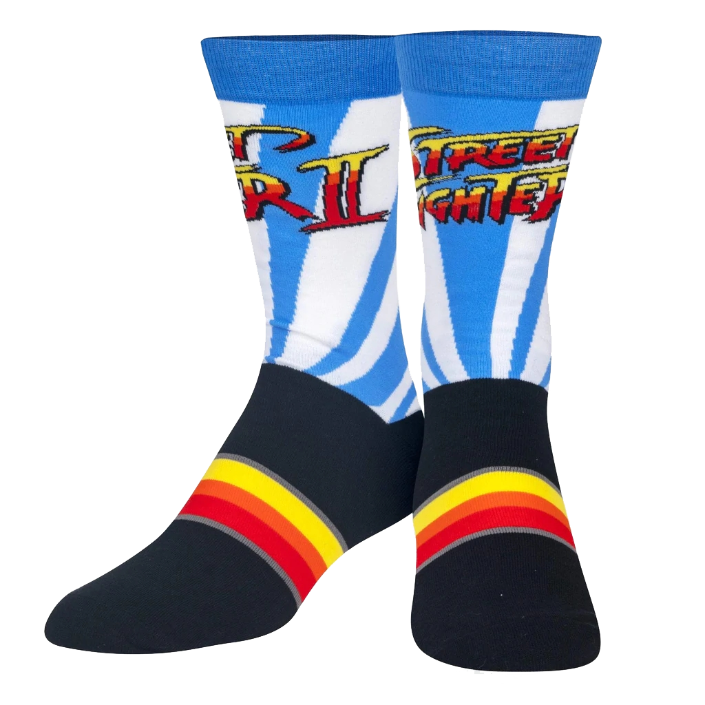 Street Fighter II Logo Socks