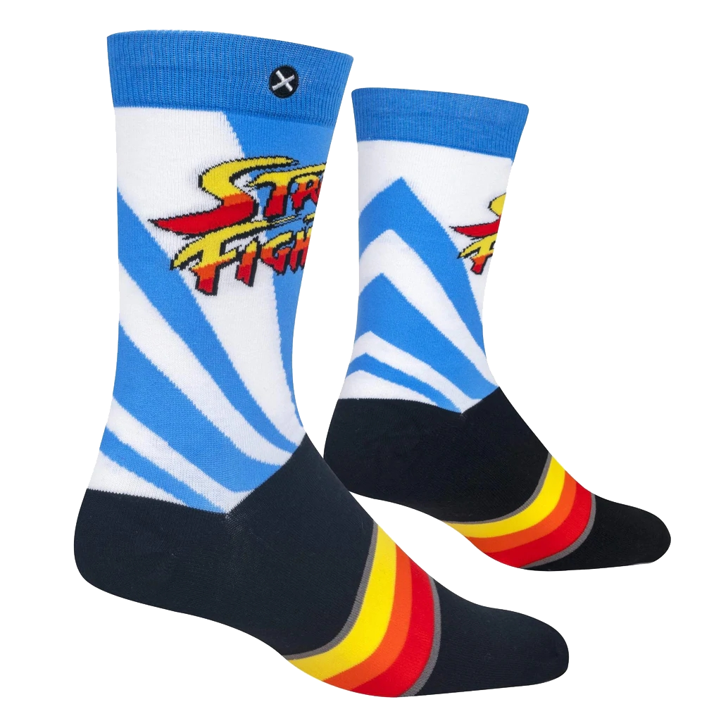 Street Fighter II Logo Socks