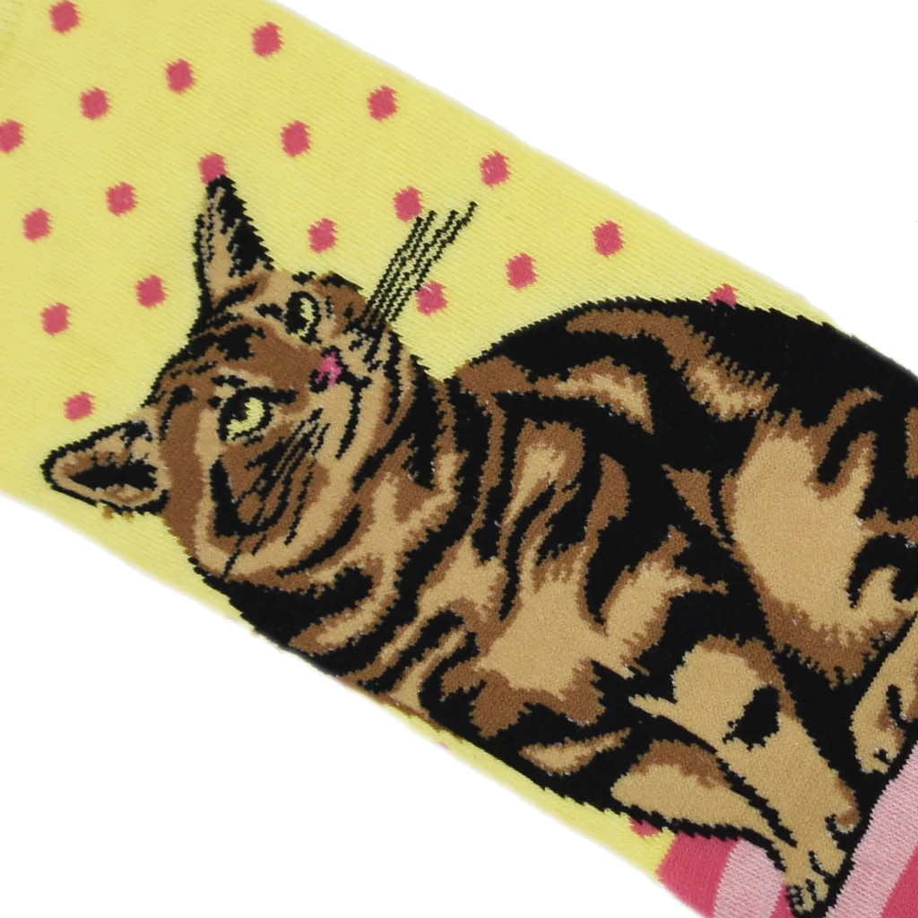 Tabby Cat Socks - Womens