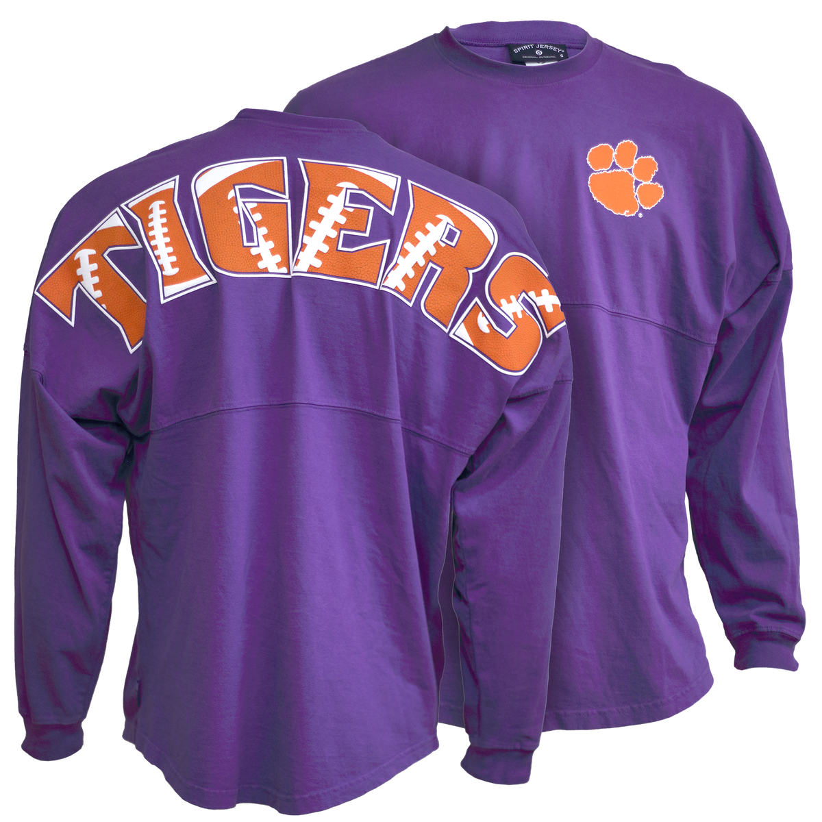 TIGERS with Laces Crew Neck Spirit Jersey
