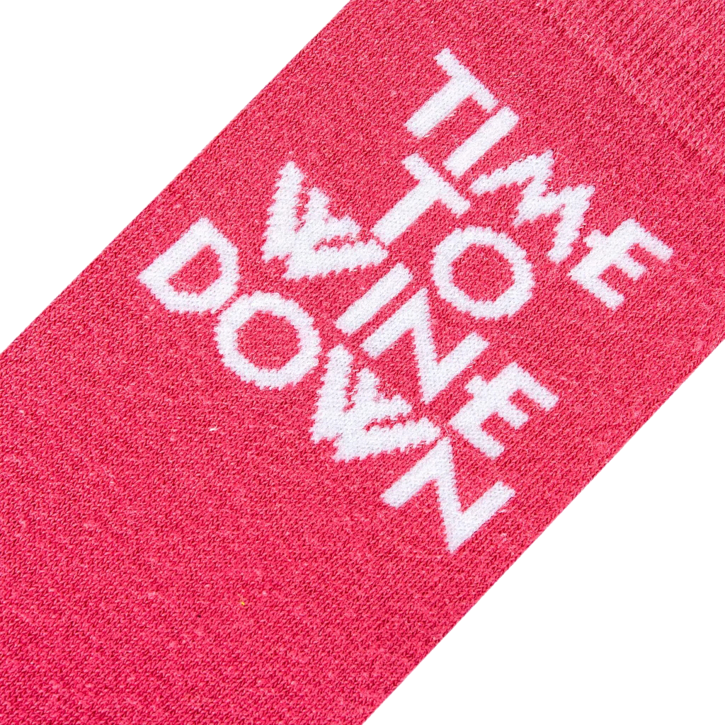 Time to Wine Down Socks - Womens