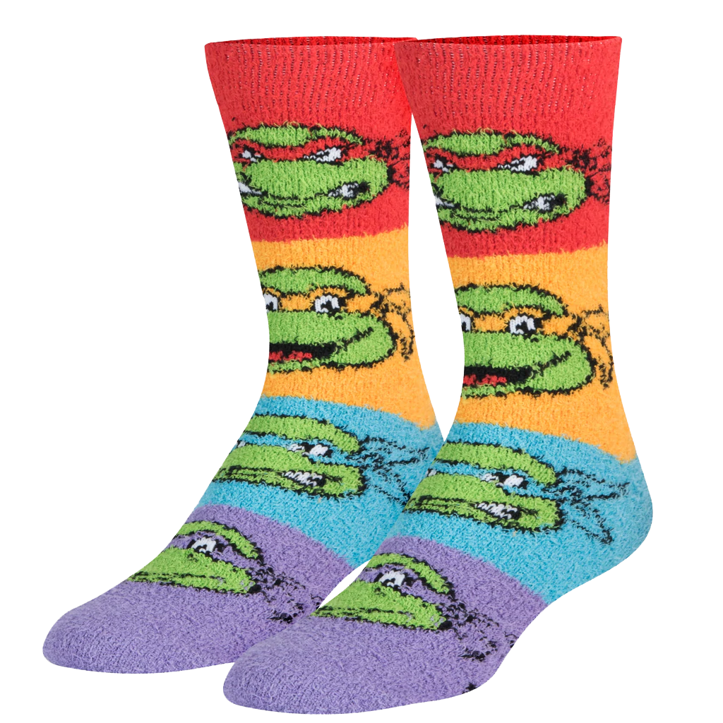 TMNT Socks - Womens - Fuzzy