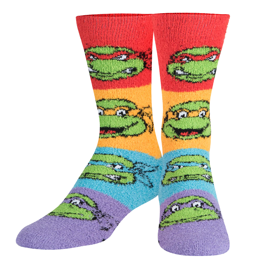 TMNT Socks - Womens - Fuzzy