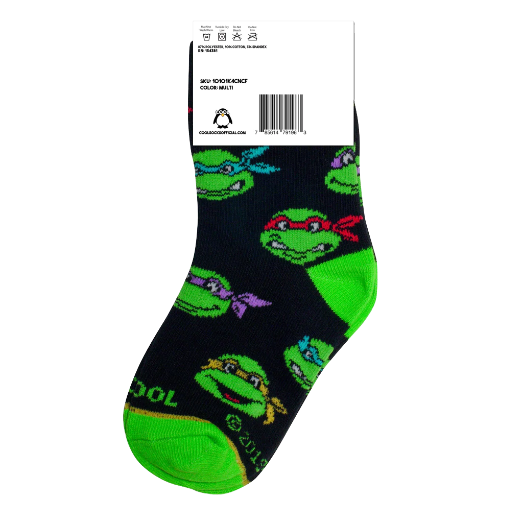 TMNT Heads Socks - Kids - 4-7