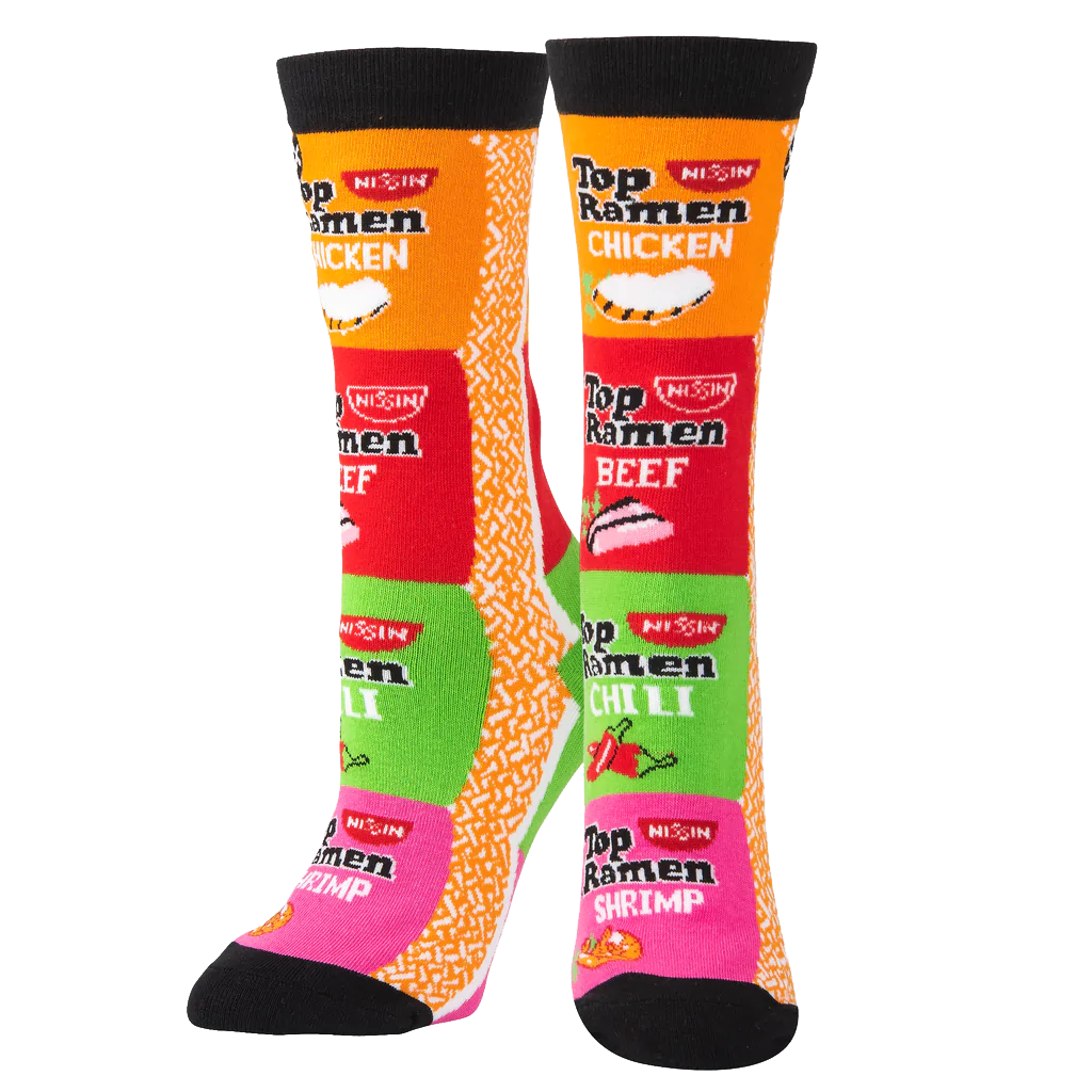 Top Ramen Stacks Socks - Womens