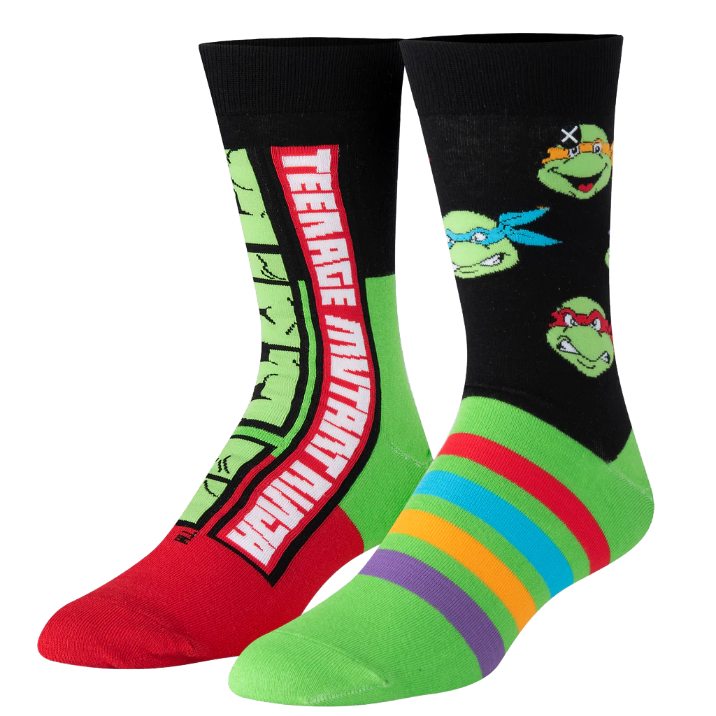 TMNT The Turtles Knit Socks