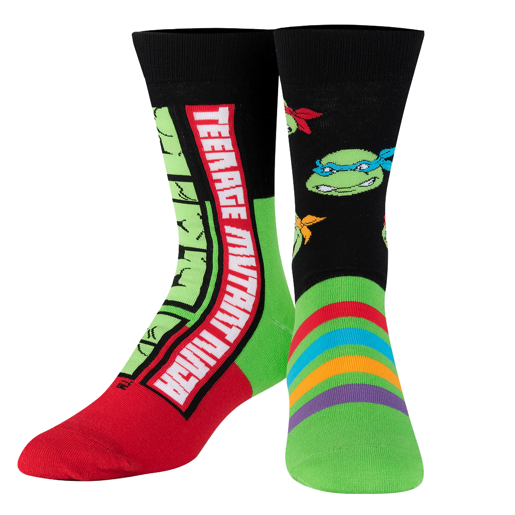 TMNT The Turtles Knit Socks