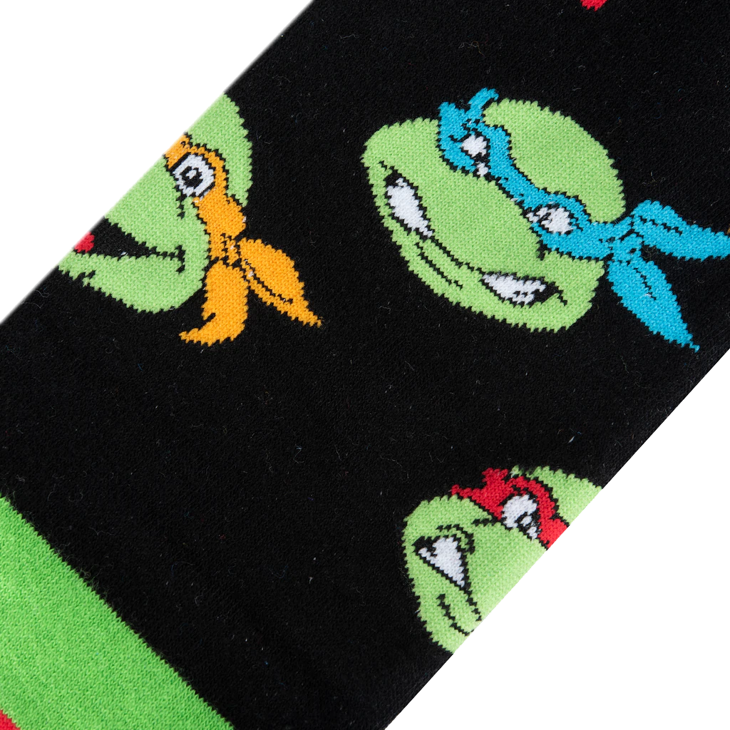 TMNT The Turtles Knit Socks