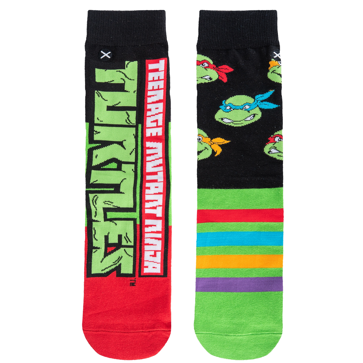 TMNT The Turtles Knit Socks