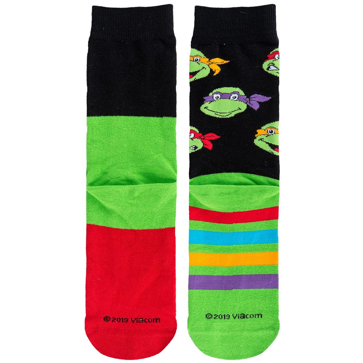 TMNT The Turtles Knit Socks