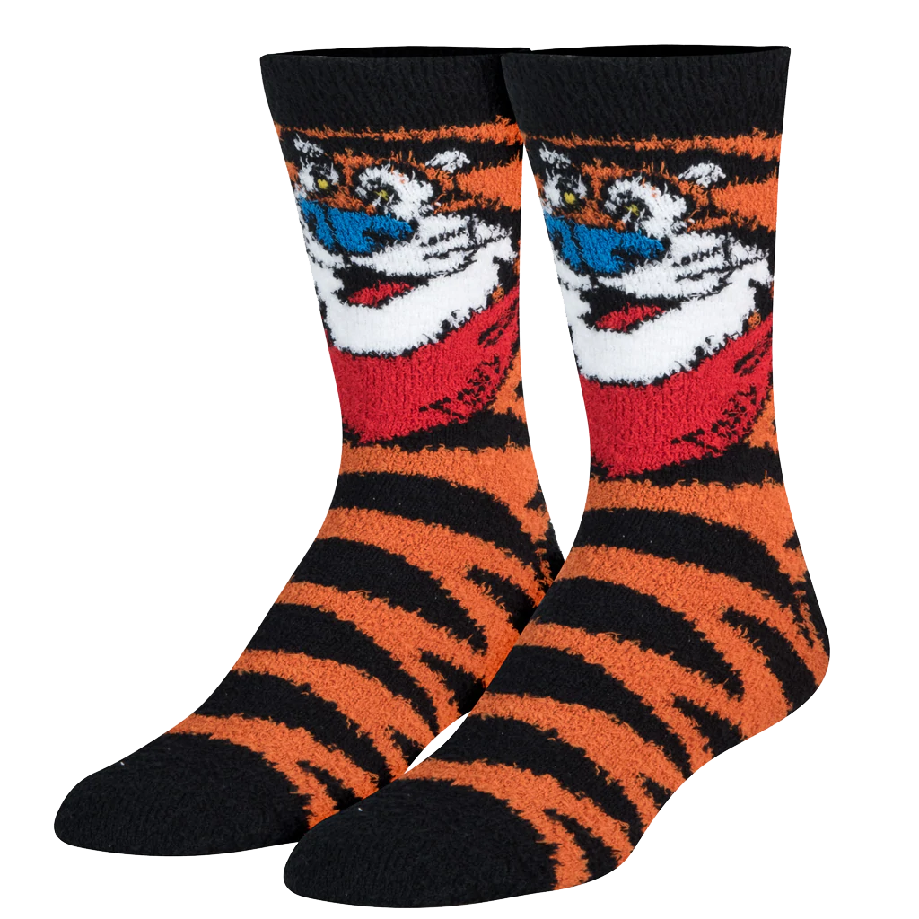 Frosted Flakes - Tony The Tiger Socks - Womens - Fuzzy