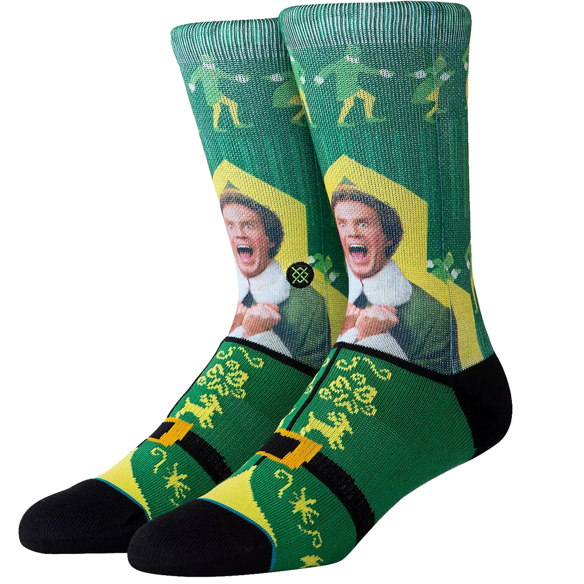 Buddy The Elf Crew Socks - I Know Him - Large