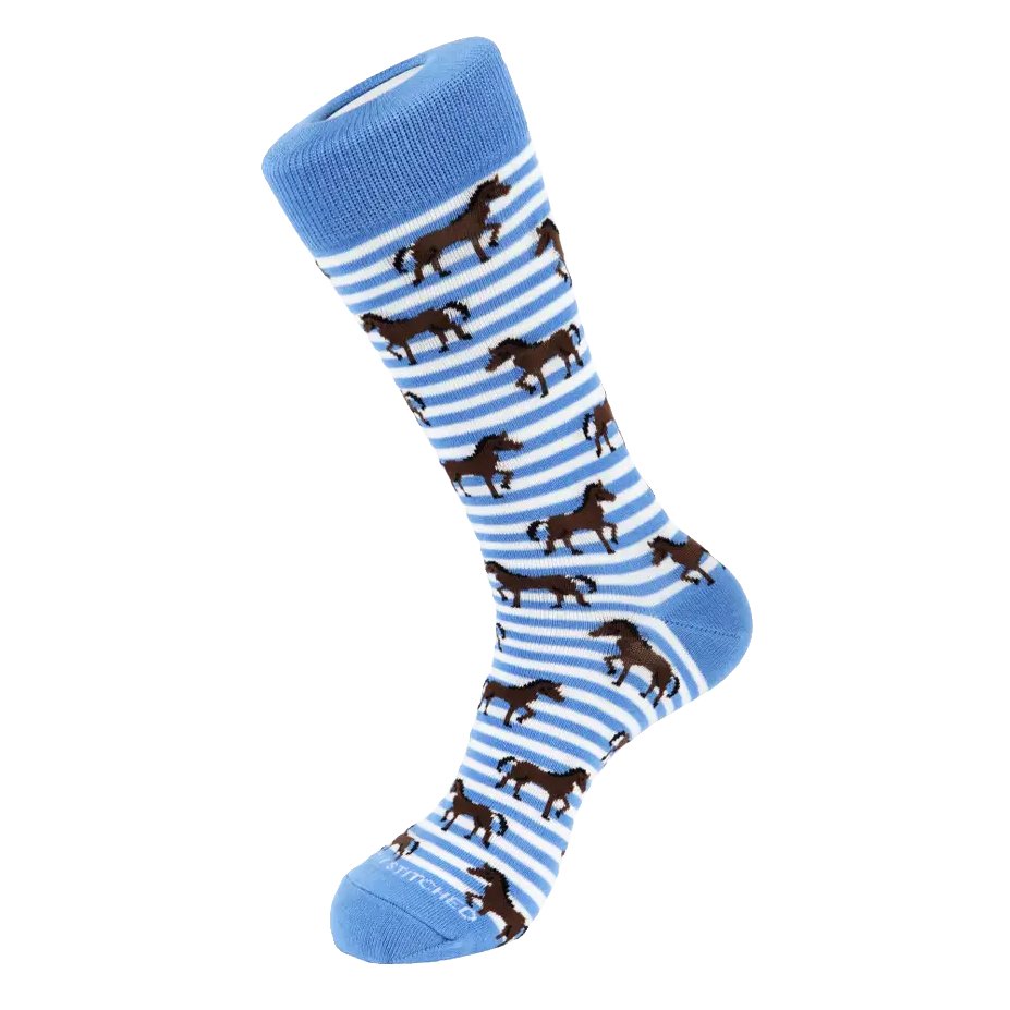 Horse Stripe Socks