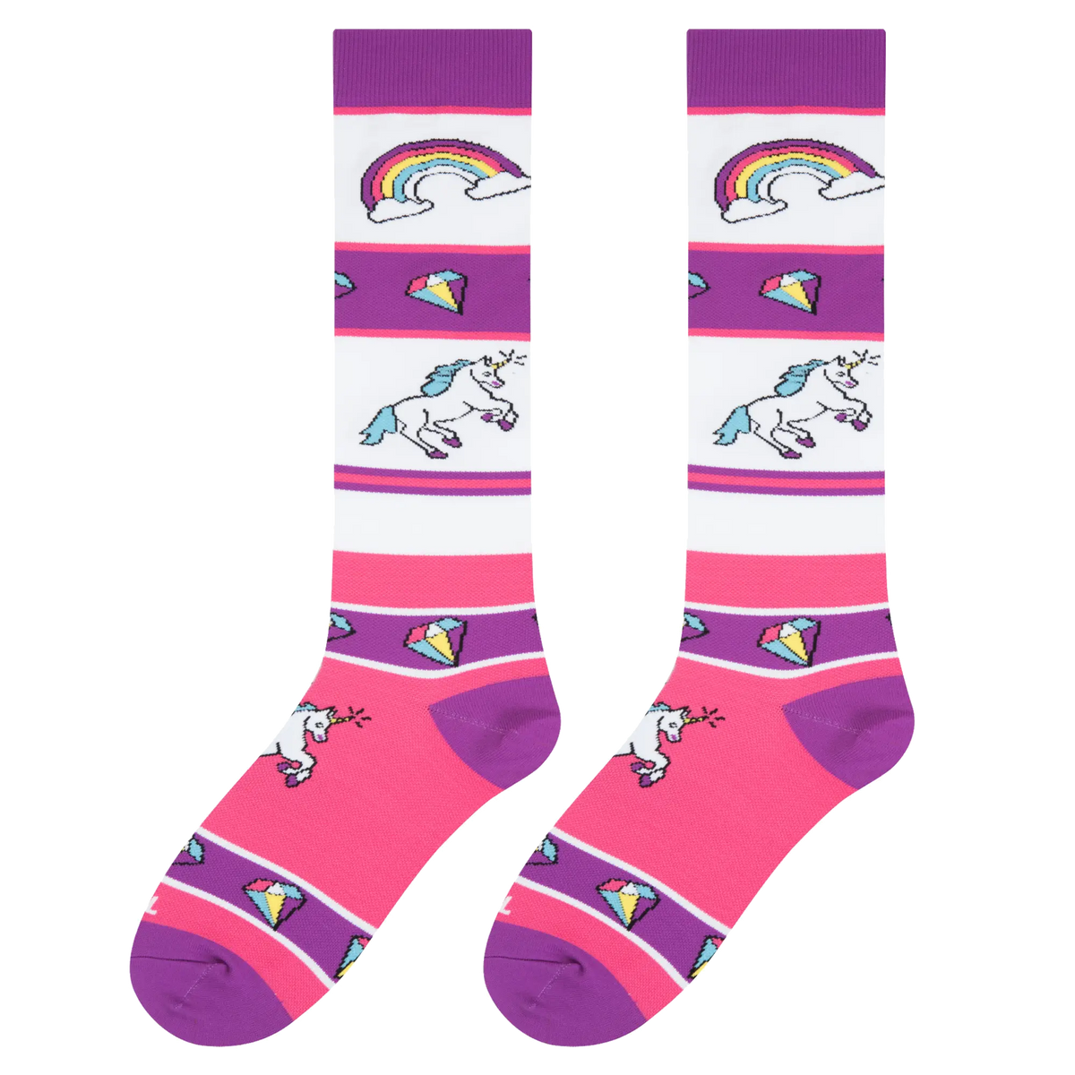 Unicorns Socks - Compression - Medium