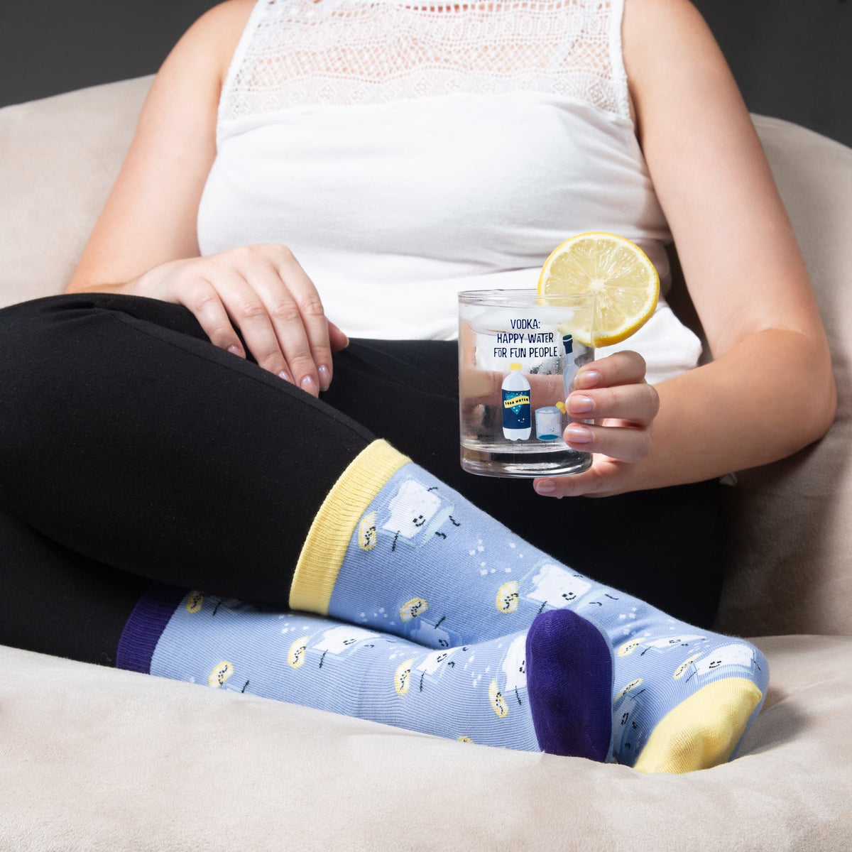 Vodka &amp; Soda Socks - M/L