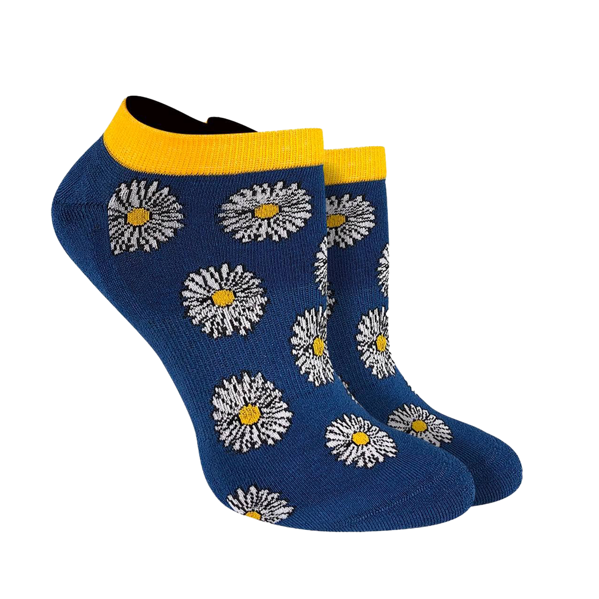 Daisy Flowers Socks - Ankle - Womens