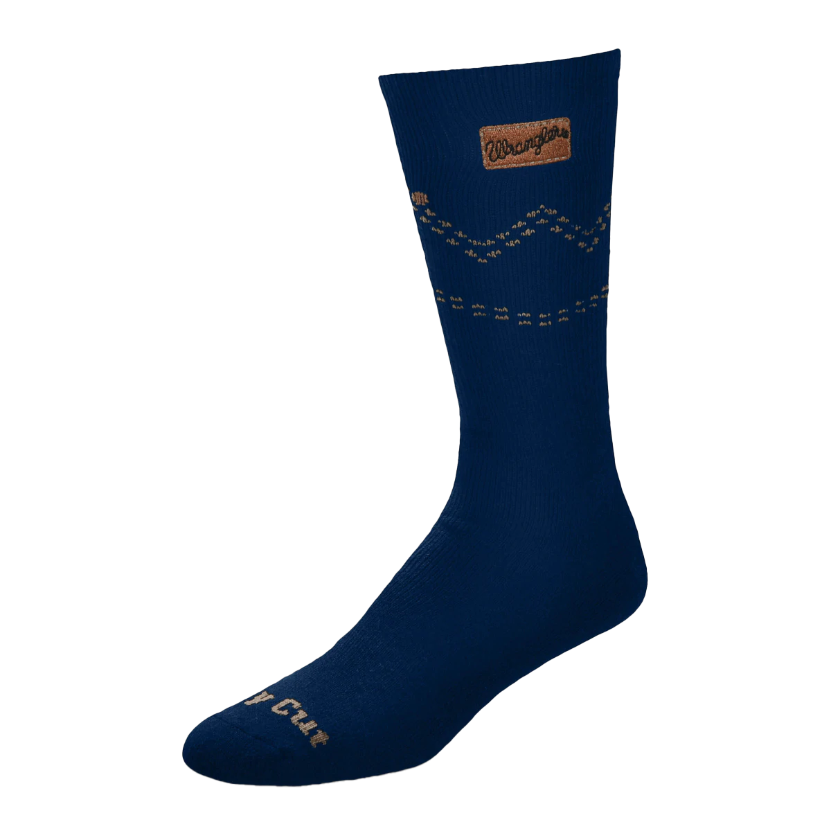 Wrangler - Wrangler Patch Cowboy Cut Socks - Navy