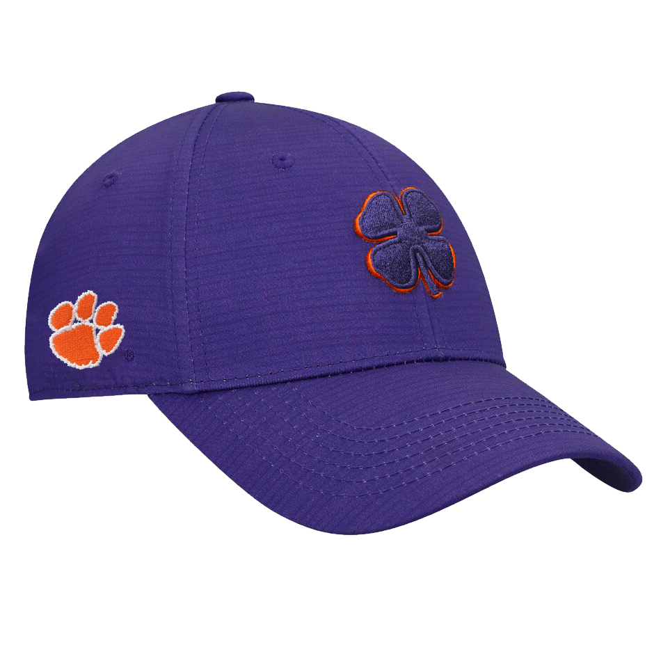 Clemson Hyper-Cool Purple Flex Stretch Fitted Hat with Baseball C in o -  Mr. Knickerbocker