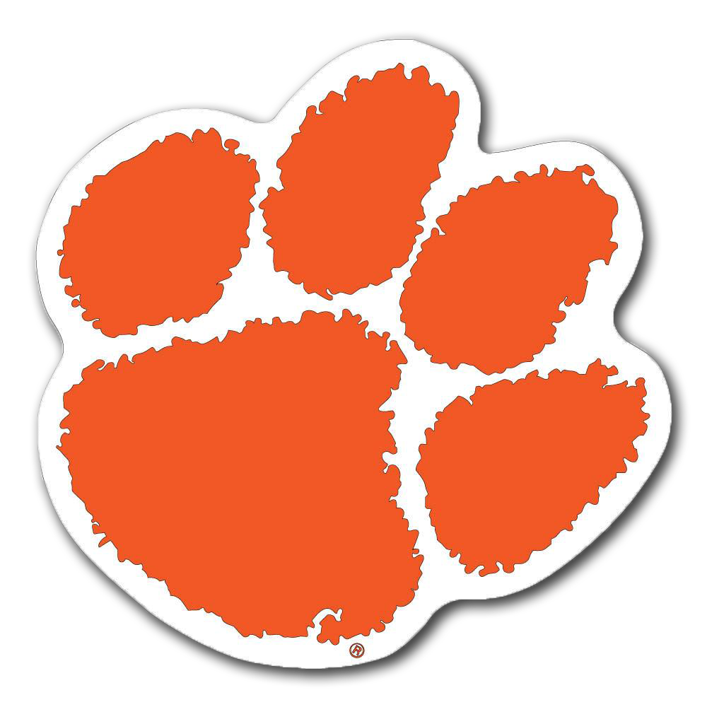 Clemson Tiger Paw Magnet - MRK