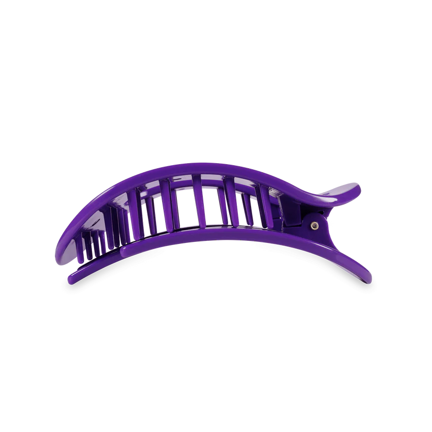 Clemson University Medium Flat Round Hair Clip