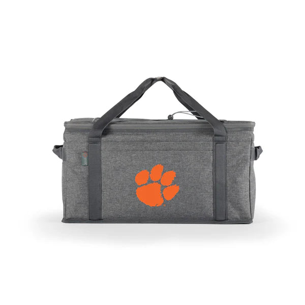 Clemson Tigers - 64 Can Collapsible Cooler, (Heathered Gray) | Online Exclusive