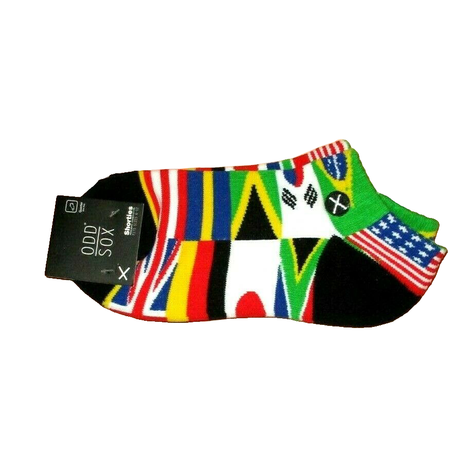 World Flags Shorties Socks