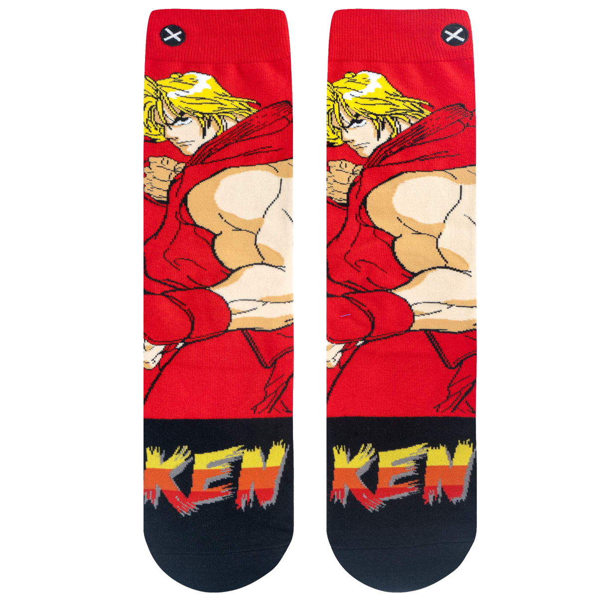 Street Fighter Ken Socks - Mens - 1 Pair