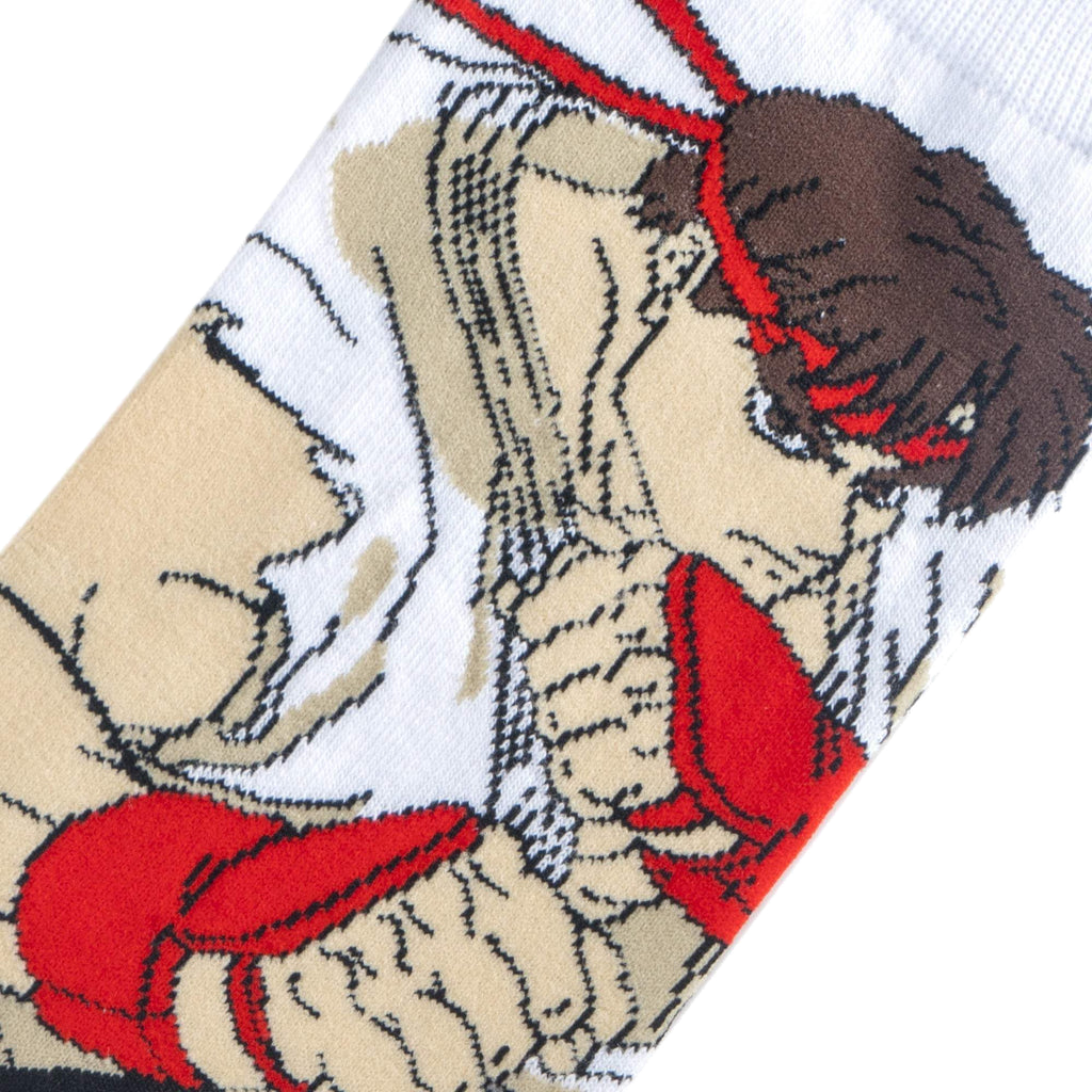 Street Fighter RYU Socks - Mens - 1 Pair
