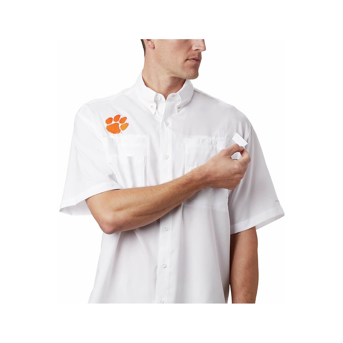 Columbia Tamiami White Short Sleeve Shirt