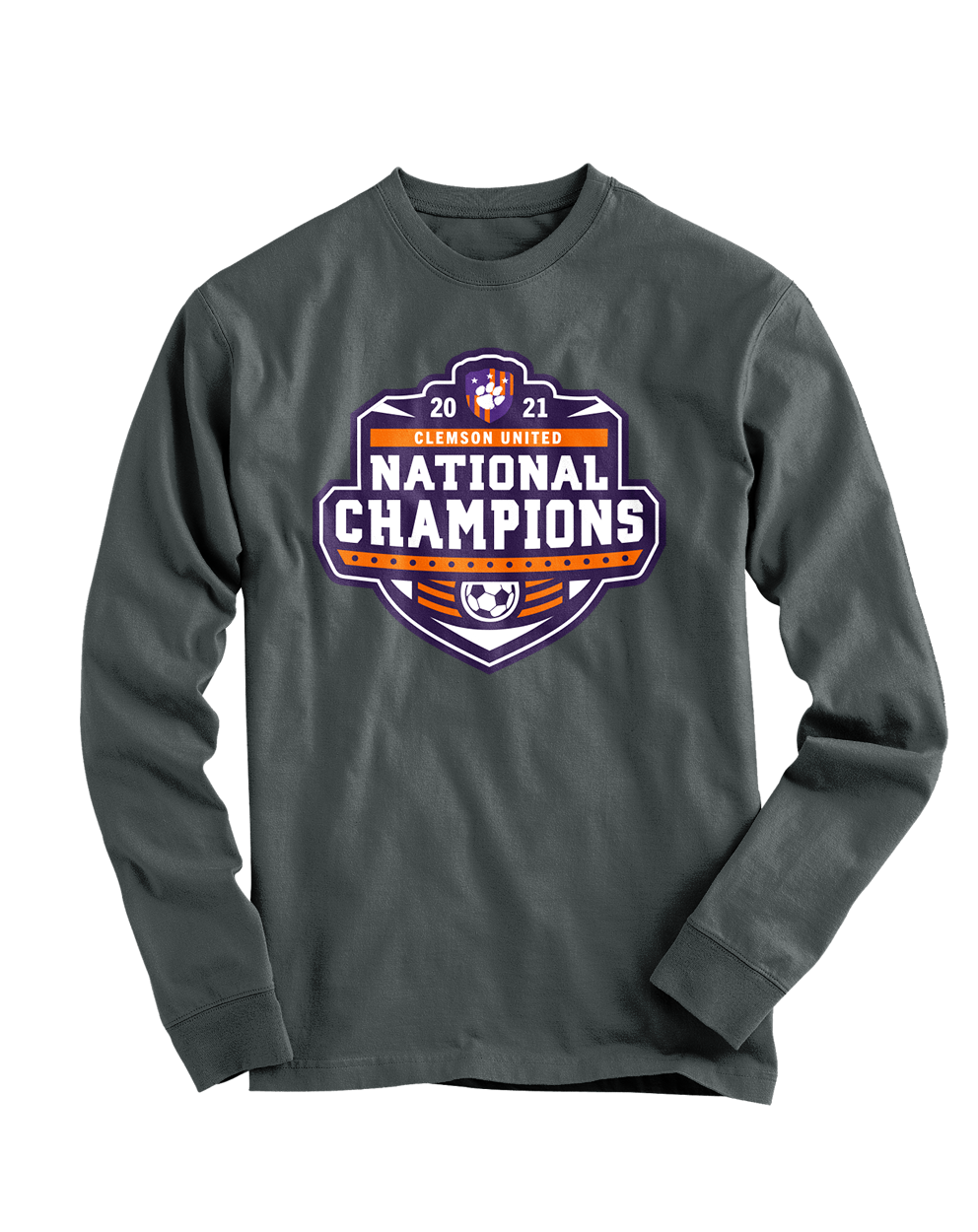 2021 National Champions Clemson United Adult Long Sleeve Tee