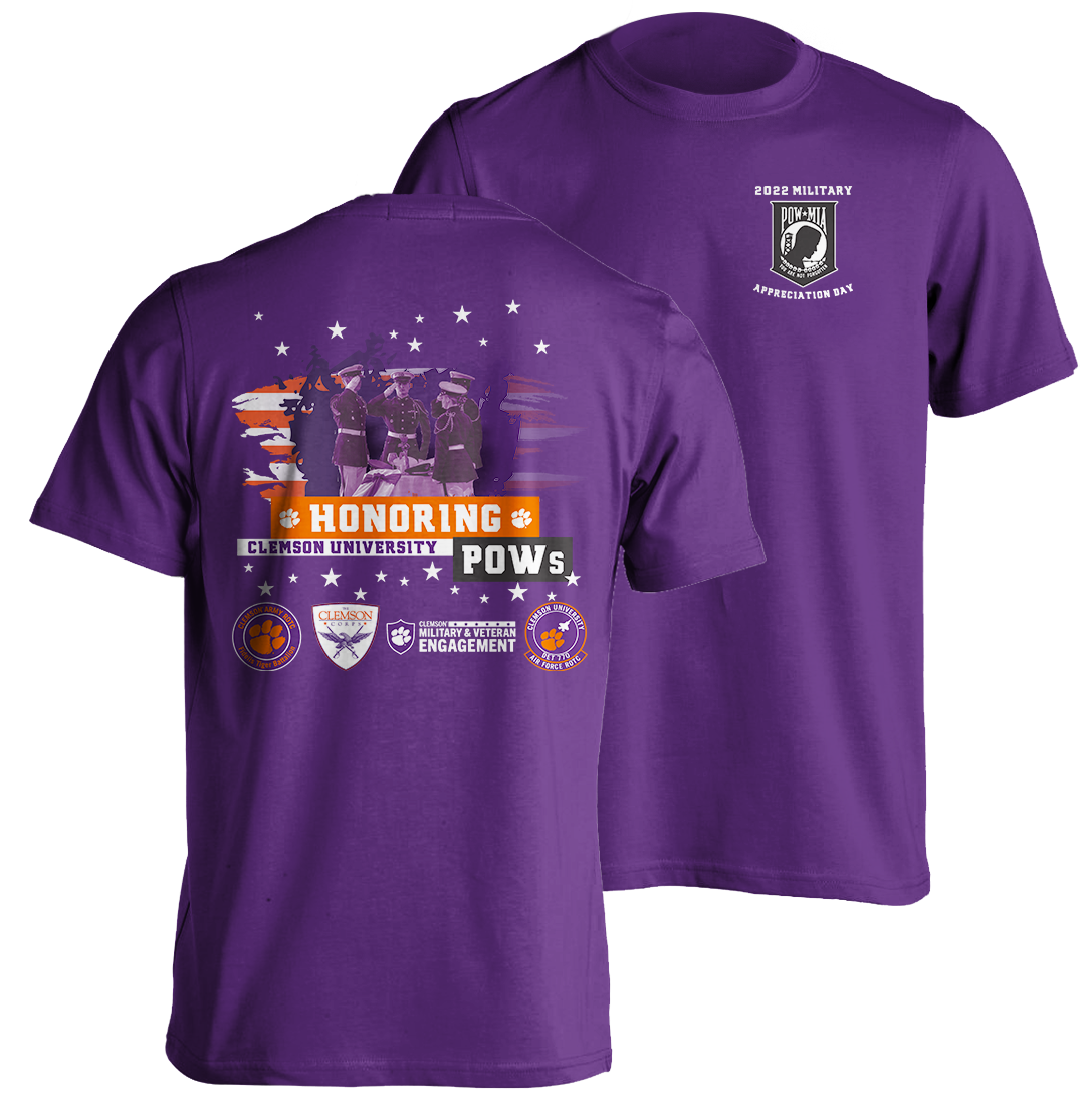 Official Clemson ROTC Military Appreciation Day Tee 2022