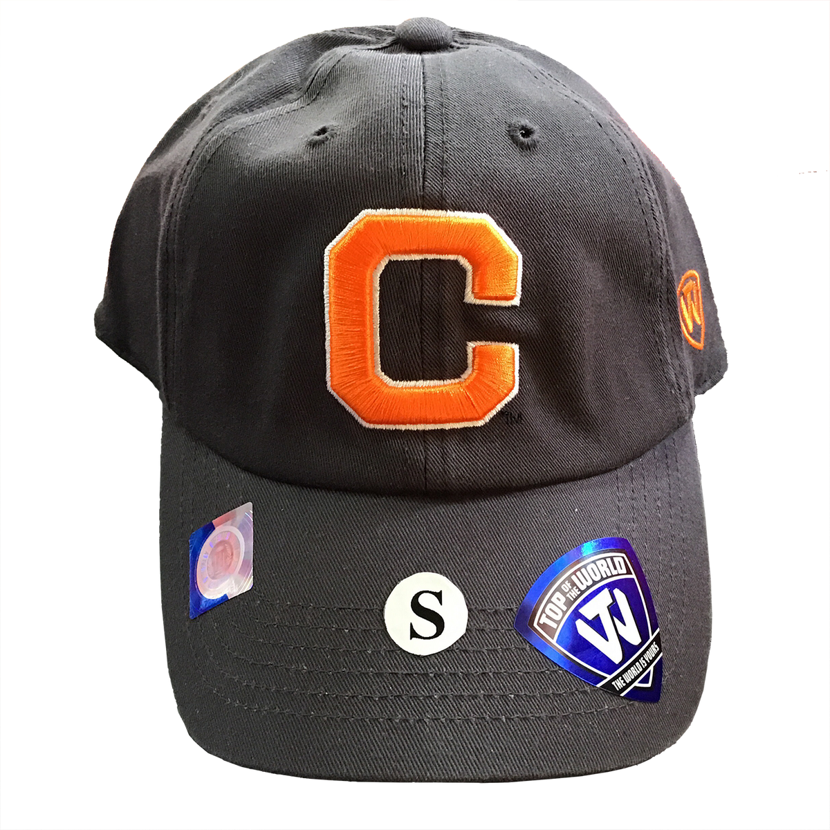 Top of the World Clemson Tigers Block Letterman Fitted Hat