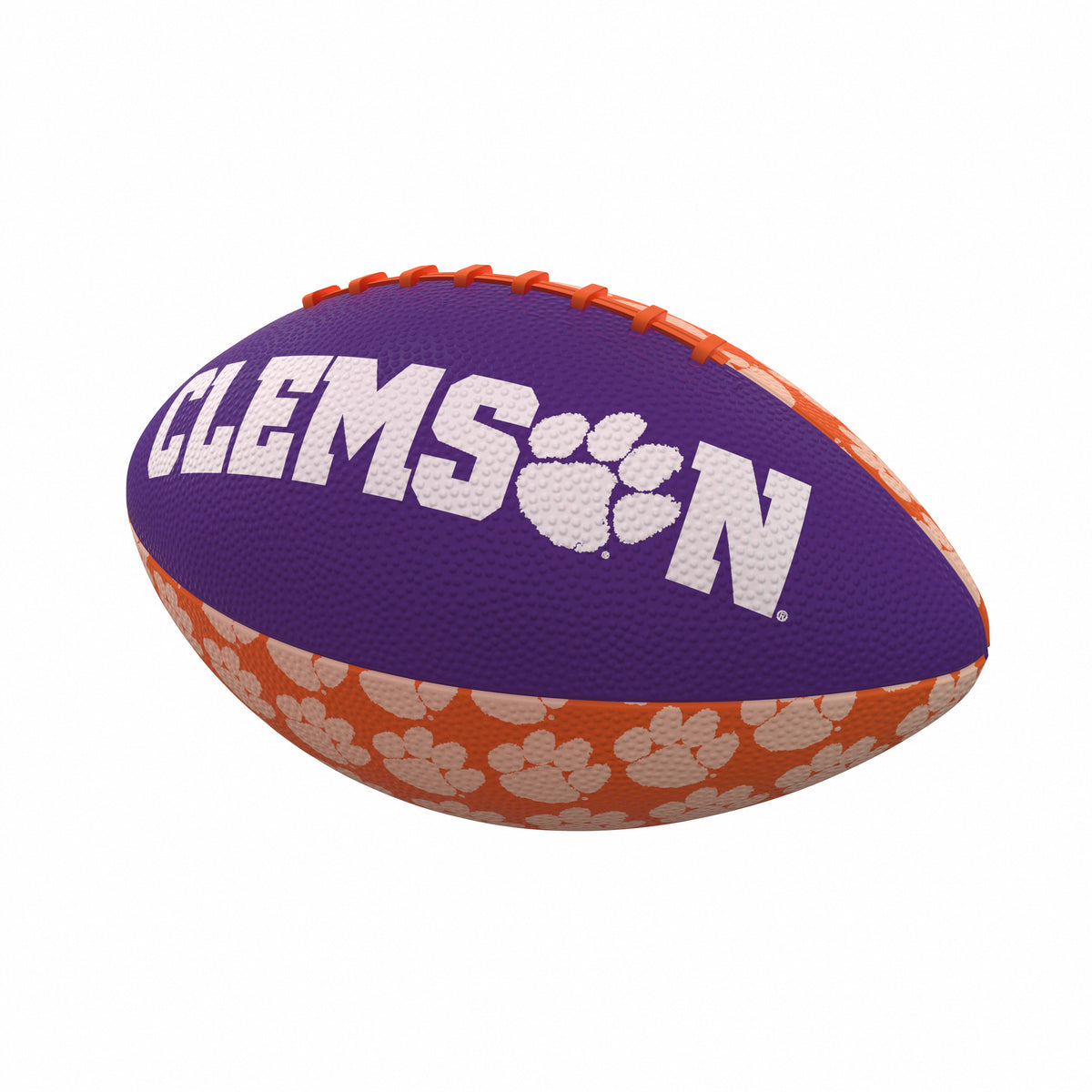 Clemson Repeating Mini-Size Rubber Football