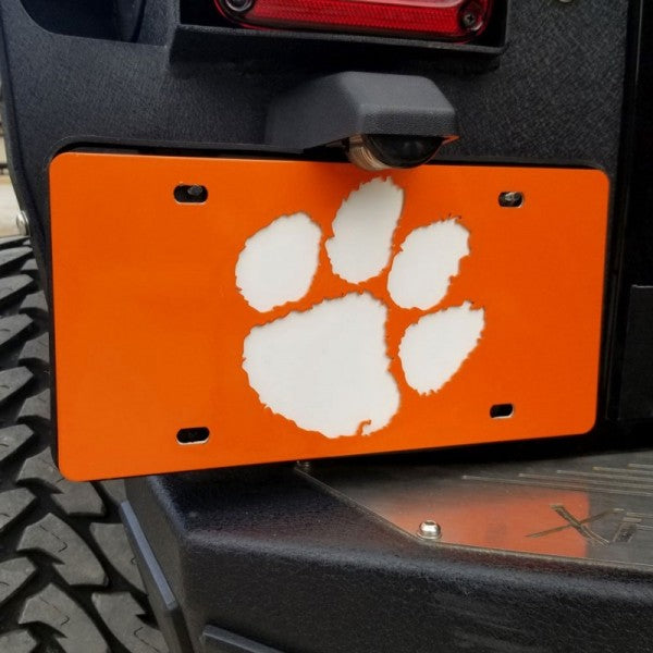 Gameday Ironworks Clemson Tigers License Plate