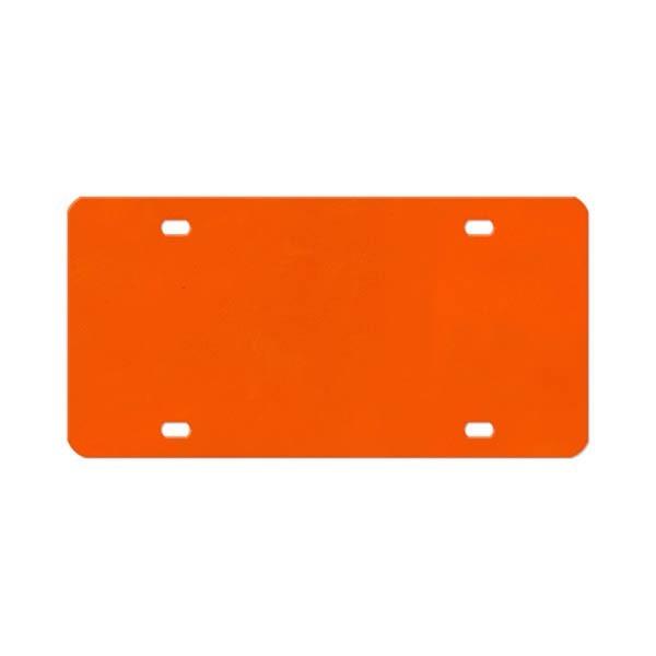 Gameday Ironworks Metal License Plate Backer - Orange or Purple - Mr. Knickerbocker