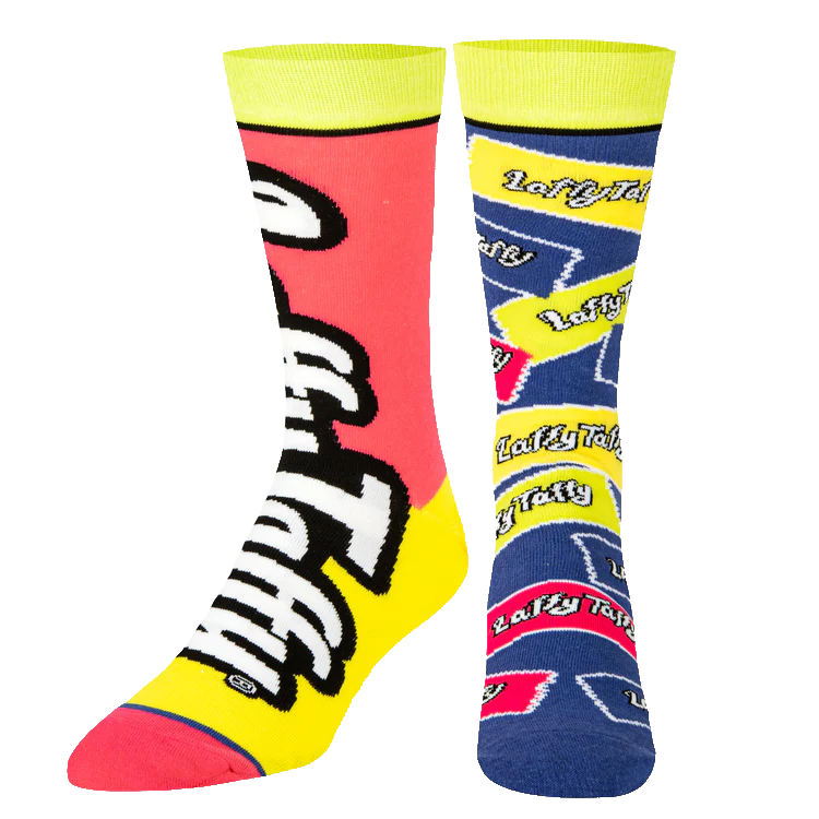 Laffy Taffy Split - Knit Socks