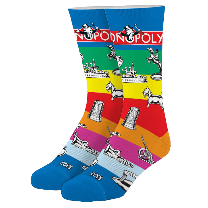 Monopoly Pieces Socks - Mens