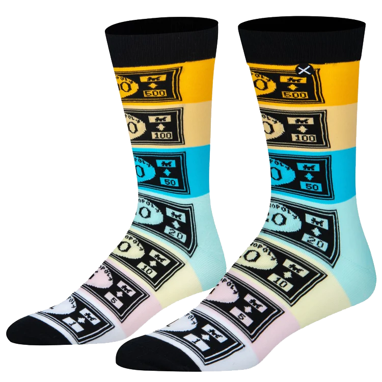 Monopoly Money Socks