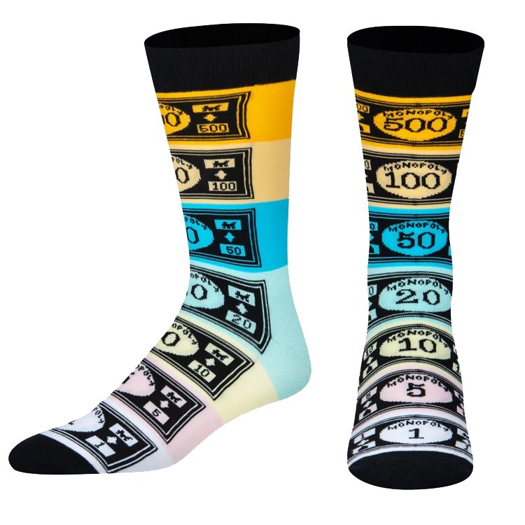 Monopoly Money Socks