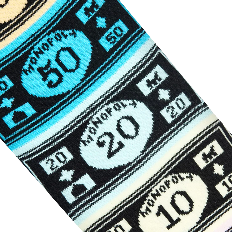 Monopoly Money Socks