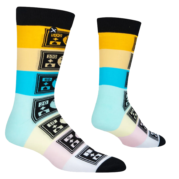 Monopoly Money Socks