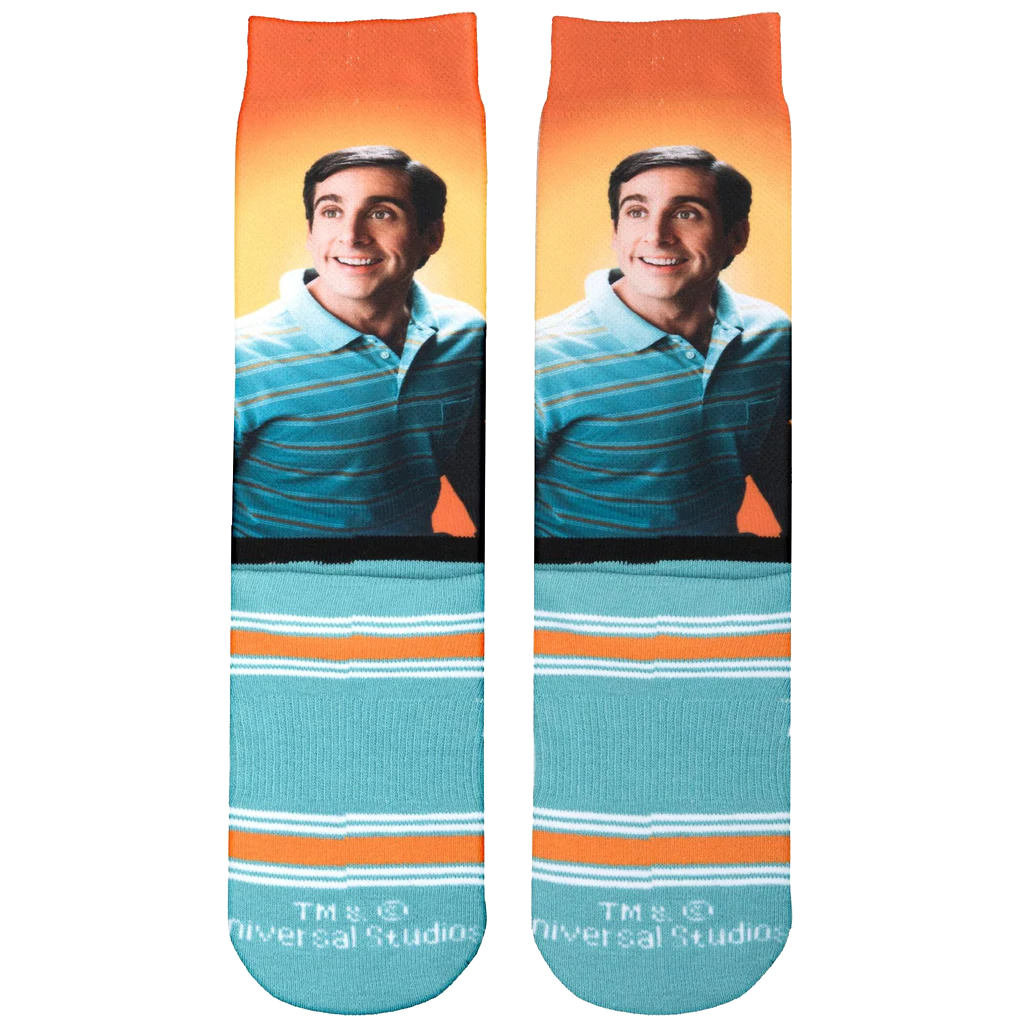 40 Year Old Virgin Sublimated Top Socks