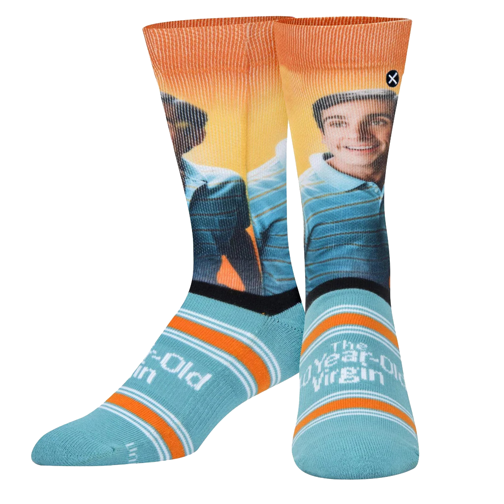 40 Year Old Virgin Sublimated Top Socks