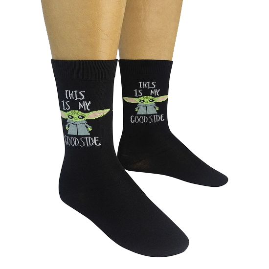 Star Wars - Baby Yoda - This Is My Good Side Socks - 2 pair