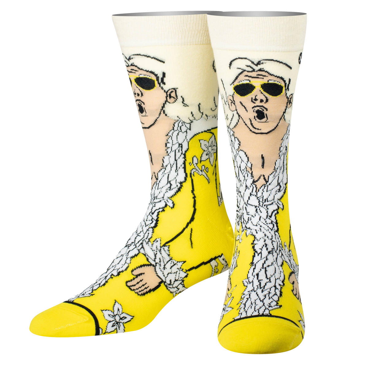 Ric Flair Gold WWE Elite Wrestling Novelty Crew Socks - 1 Pair