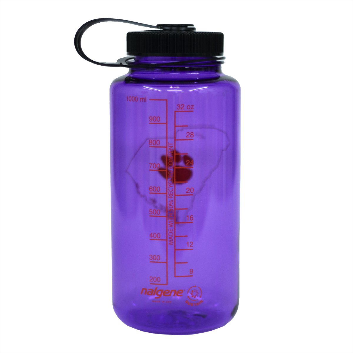 Clemson Purple Wide Mouth Nordic Water Bottle