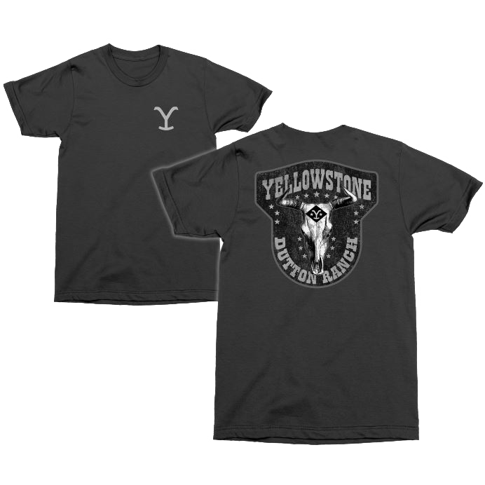 Grayscale Yellowstone Patch Tee