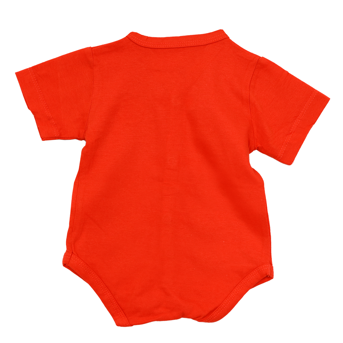 Clemson Orange Front Snap Bodysuit With Paw