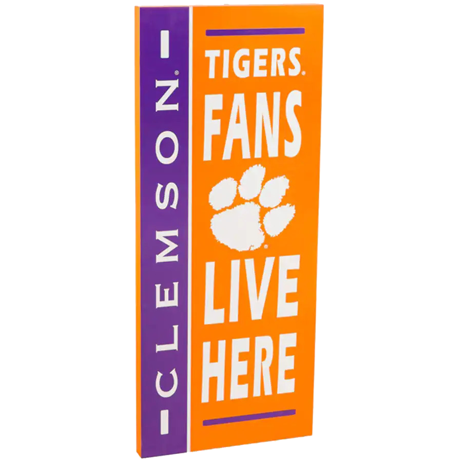 Clemson University Fan Sign